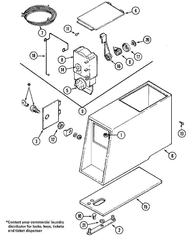 CT CONTROL CENTER Diagram and Parts List for MAT25CTAAG  Maytag Washer