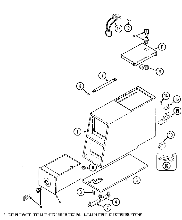 CONTROL CENTER Diagram and Parts List for MDG21PDAGW  Maytag Dryer