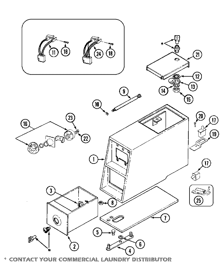 CONTROL CENTER Diagram and Parts List for MDE10PDEGL  Maytag Dryer