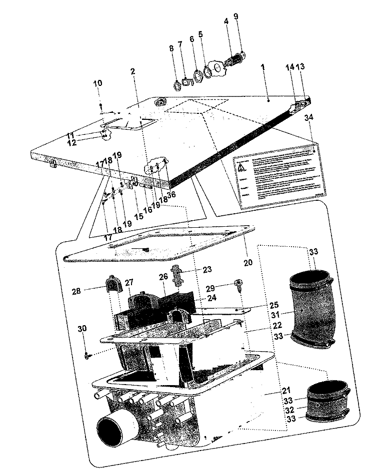 SOAP HOPPER AND COVER Diagram and Parts List for MFR80PCAVS  Maytag Washer