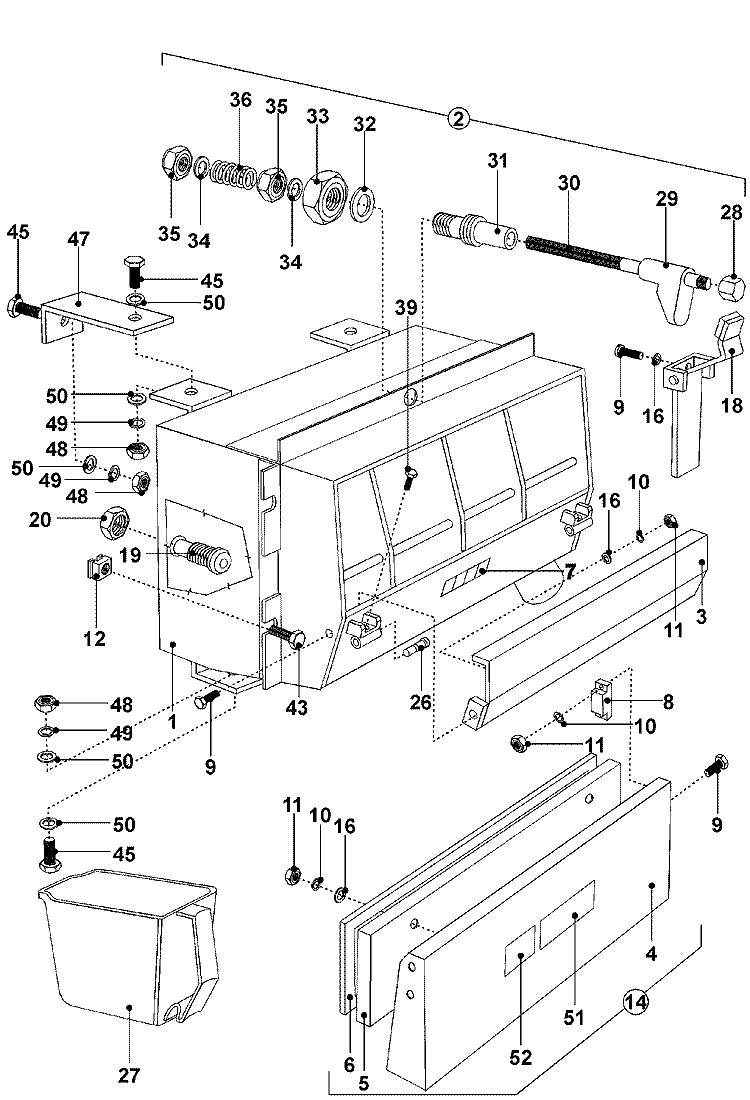 SOAP BOX ASSEMBLY Diagram and Parts List for MFX50NNATS  Maytag Washer