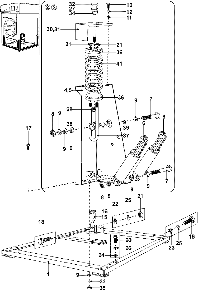 BASE Diagram and Parts List for MFS50PNDVS  Maytag Washer