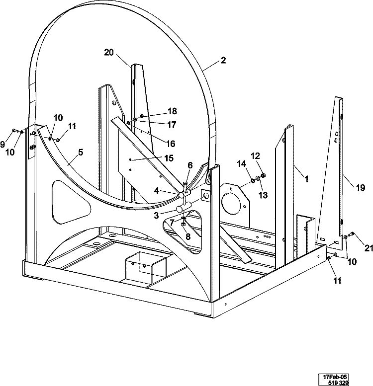BASE FRAME Diagram and Parts List for MFR50PDCTS  Maytag Washer
