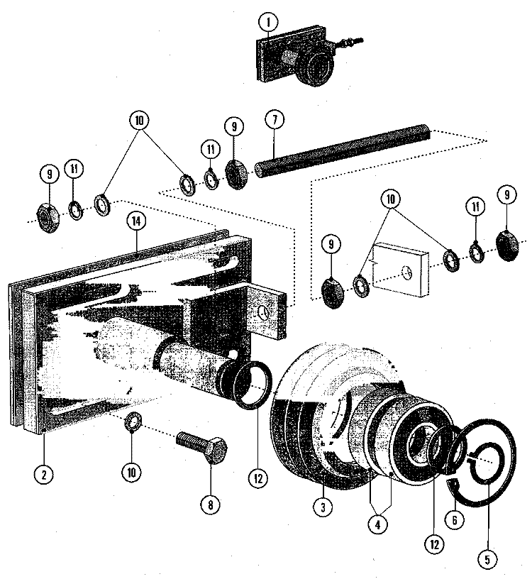 TENSIONING SYSTEM Diagram and Parts List for MFS75PNAVS  Maytag Washer