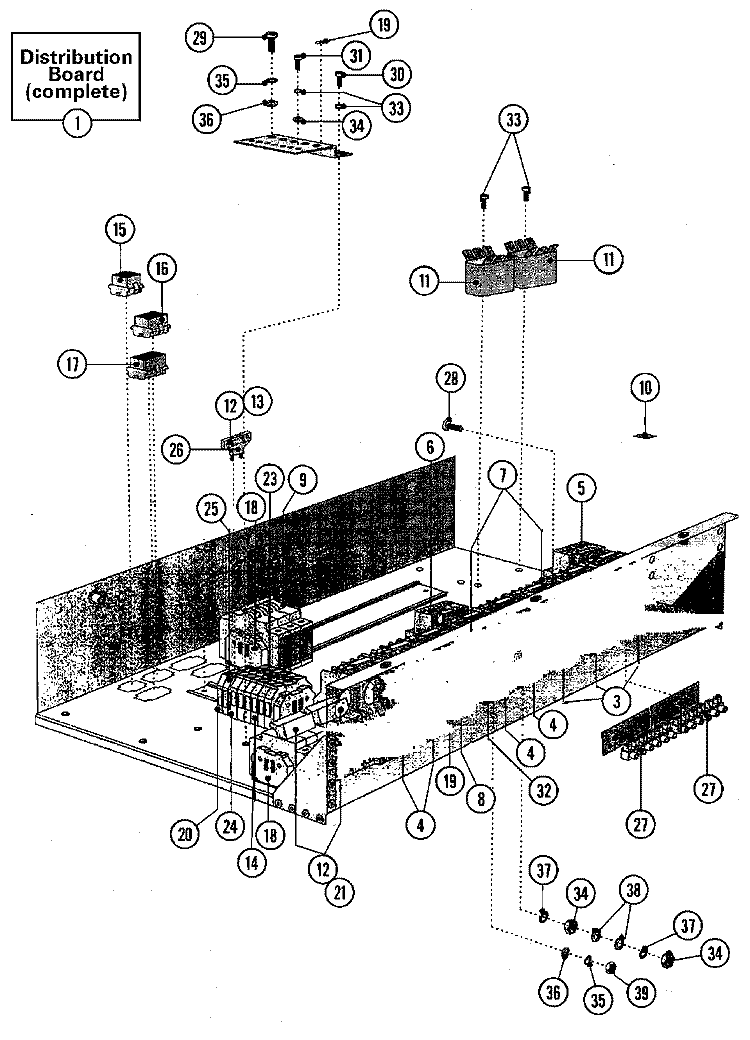 ELECTRICAL COMPONENTS Diagram and Parts List for MFS75PNAVS  Maytag Washer
