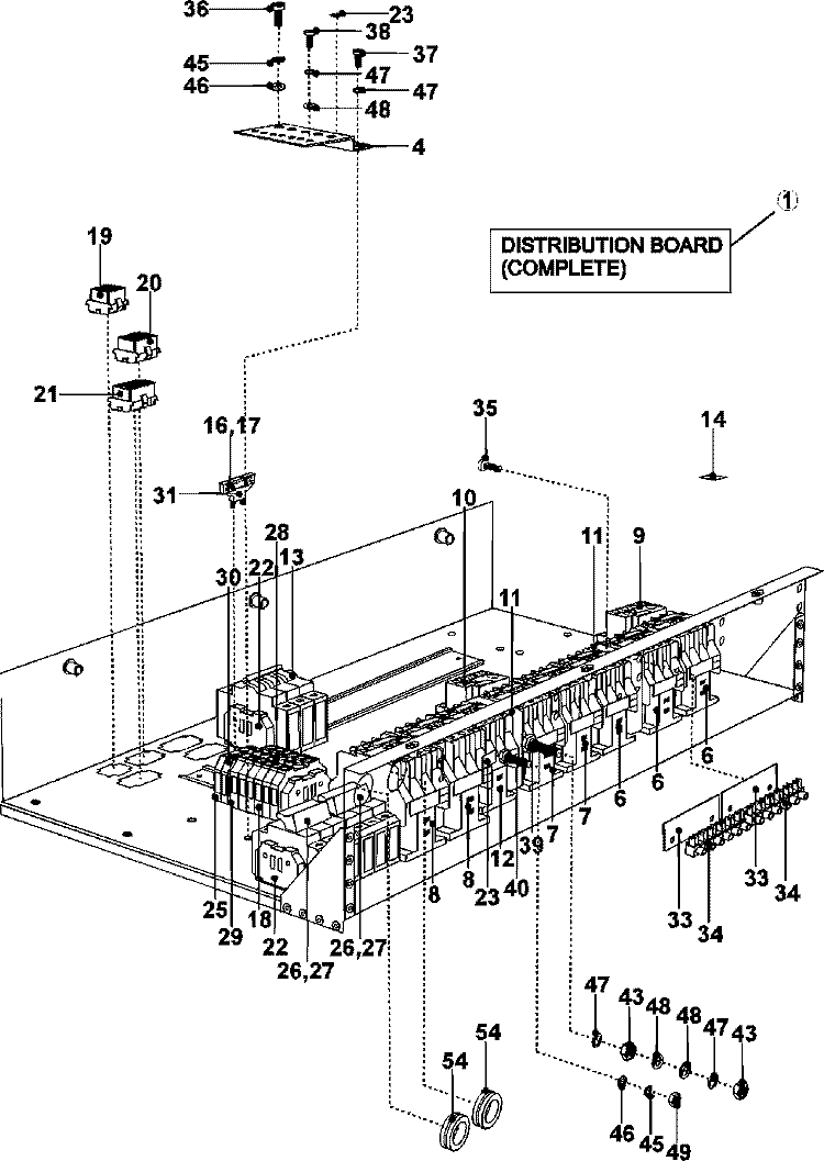 ELECTRICAL COMPONENTS Diagram and Parts List for MFS80PNDVS  Maytag Washer