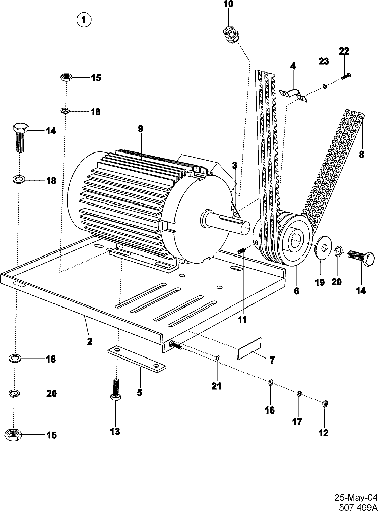 MOTOR Diagram and Parts List for MFS80PNFVS  Maytag Washer