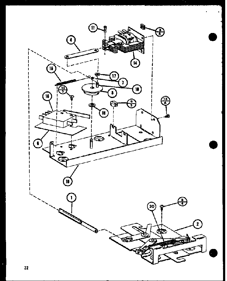 Section 5 Diagram and Parts List for ARR-201 P85450-4S Amana Range