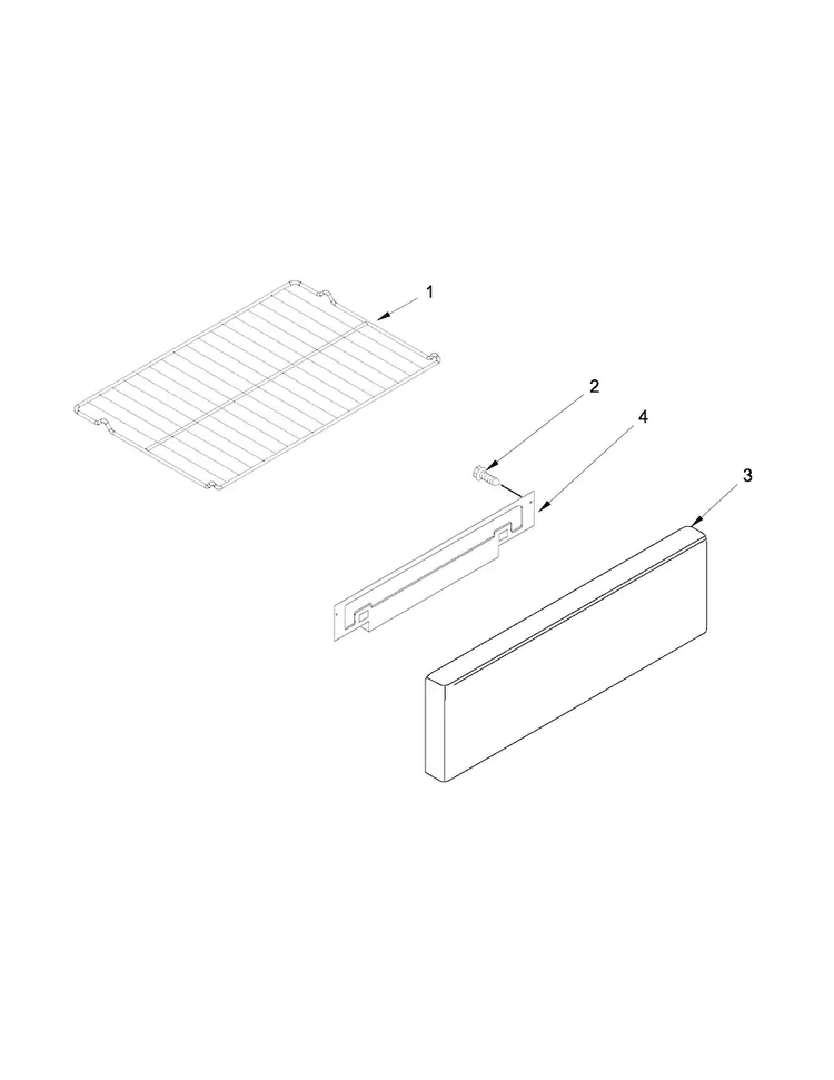 Drawer And Rack Parts Diagram and Parts List for JGS9900BDF15  Jenn-Air Range