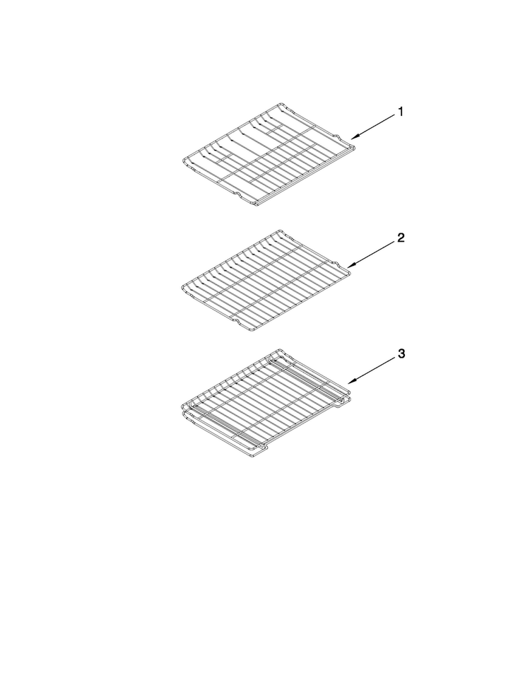 Rack Parts Diagram and Parts List for MGR6875ADS28  Maytag Range