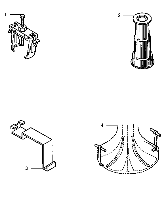 Special Tools Diagram and Parts List for LW8413W2 LW8413W2A Amana Washer