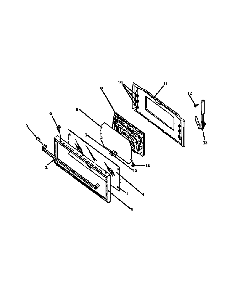 Page 5 Diagram and Parts List for EBE24CB0-P1142408NW  Caloric Range