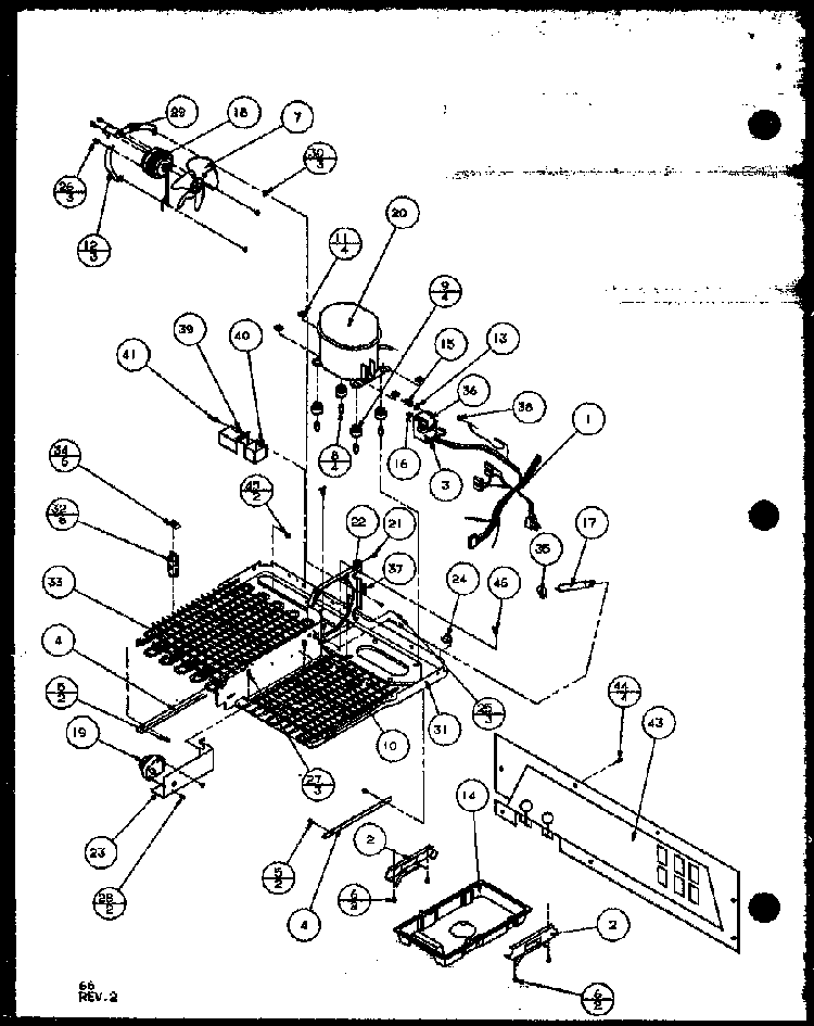 Panasonic Compressor Diagram and Parts List for TZ22QW-P1114906WW  Amana Refrigerator