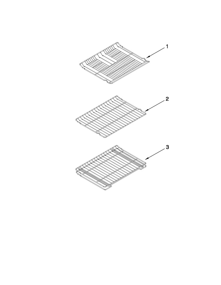 Rack Parts Diagram and Parts List for MGR6875ADS27  Maytag Range