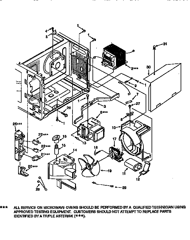 Switches And Microwave Parts Diagram and Parts List for 56568480790  Kenmore Microwave