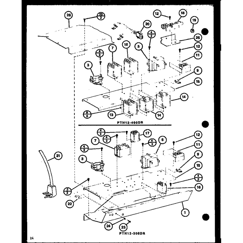 Diagram 13 Diagram and Parts List for PTH15300B P9913620R Amana Air Conditioner