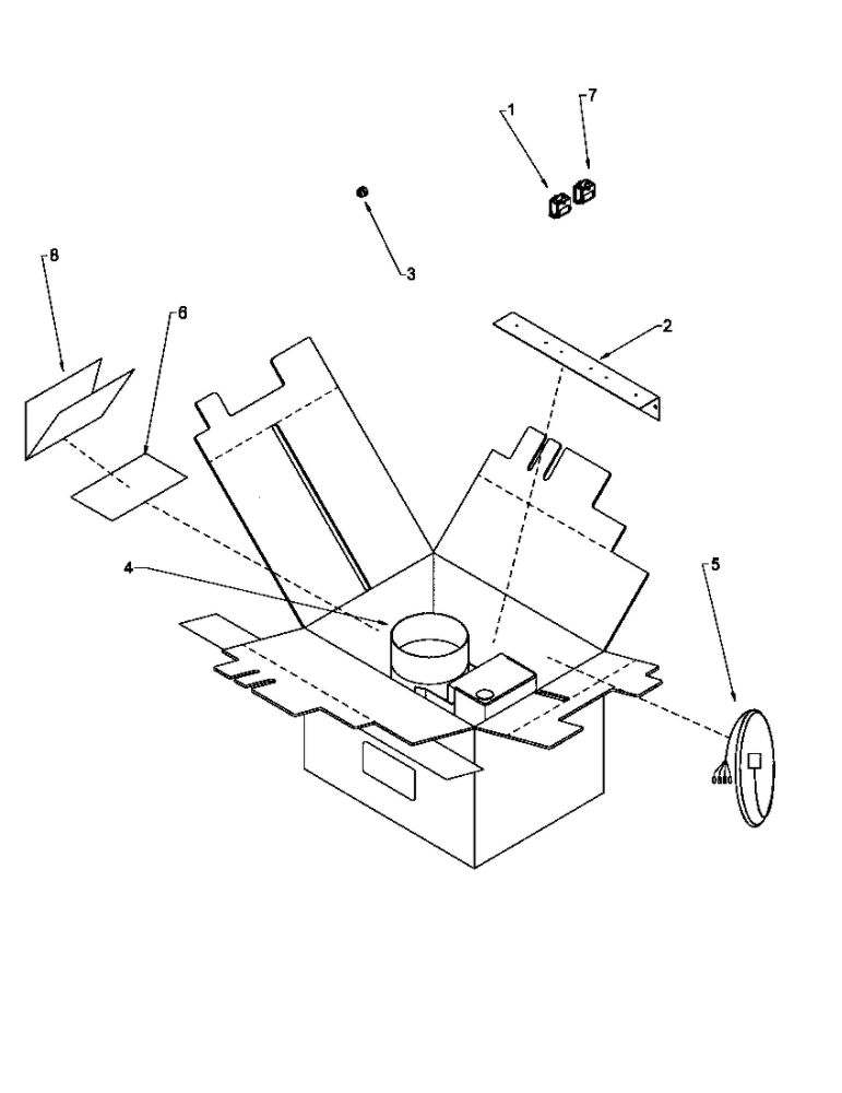Common Vent Kits Diagram and Parts List for HAC1PS09 P1204221F Amana Air Conditioner