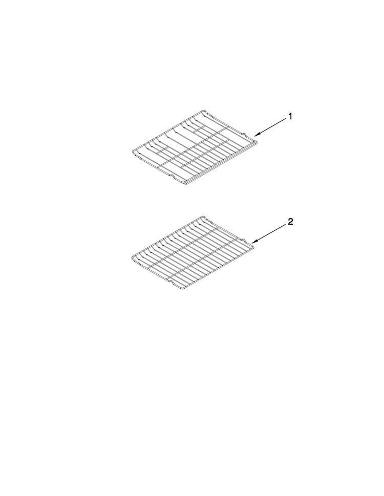 Rack Parts Diagram and Parts List for MGR6751BDW19  Maytag Range