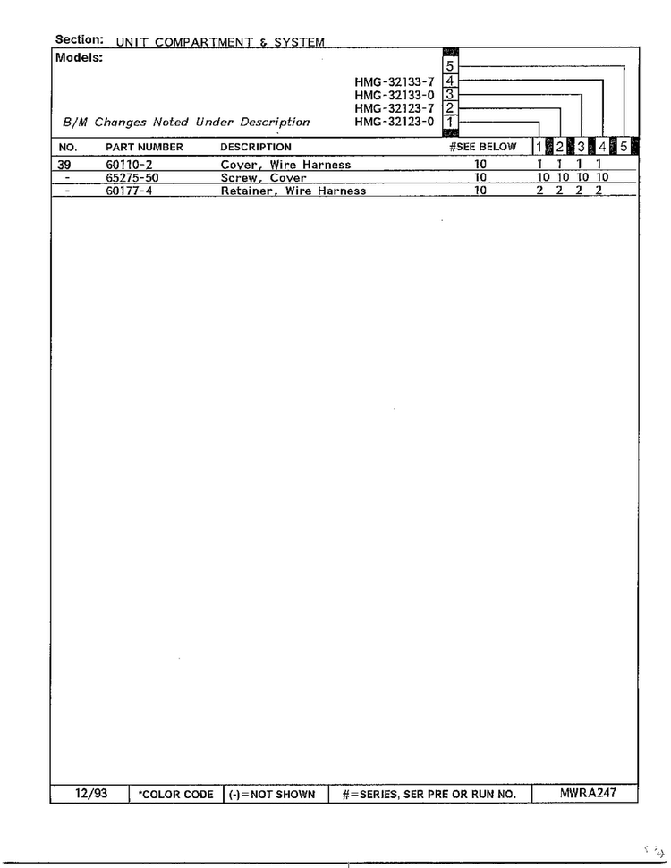 Unit Compartment And System Page 3 Diagram and Parts List for 32123-0  Admiral Refrigerator