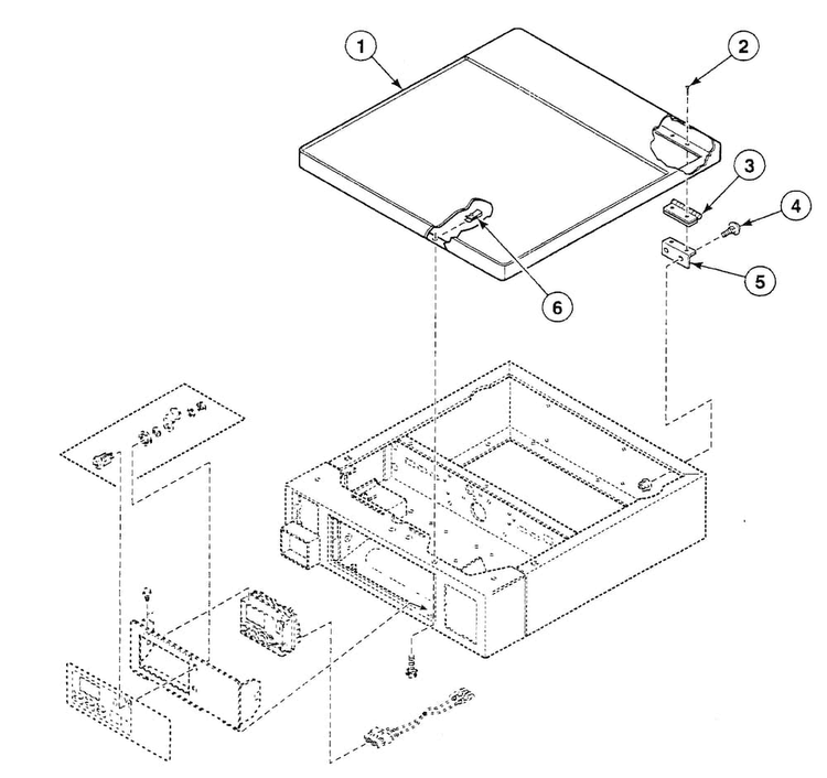 Top Assy Diagram and Parts List for SWFY71QN  Speed Queen Washer