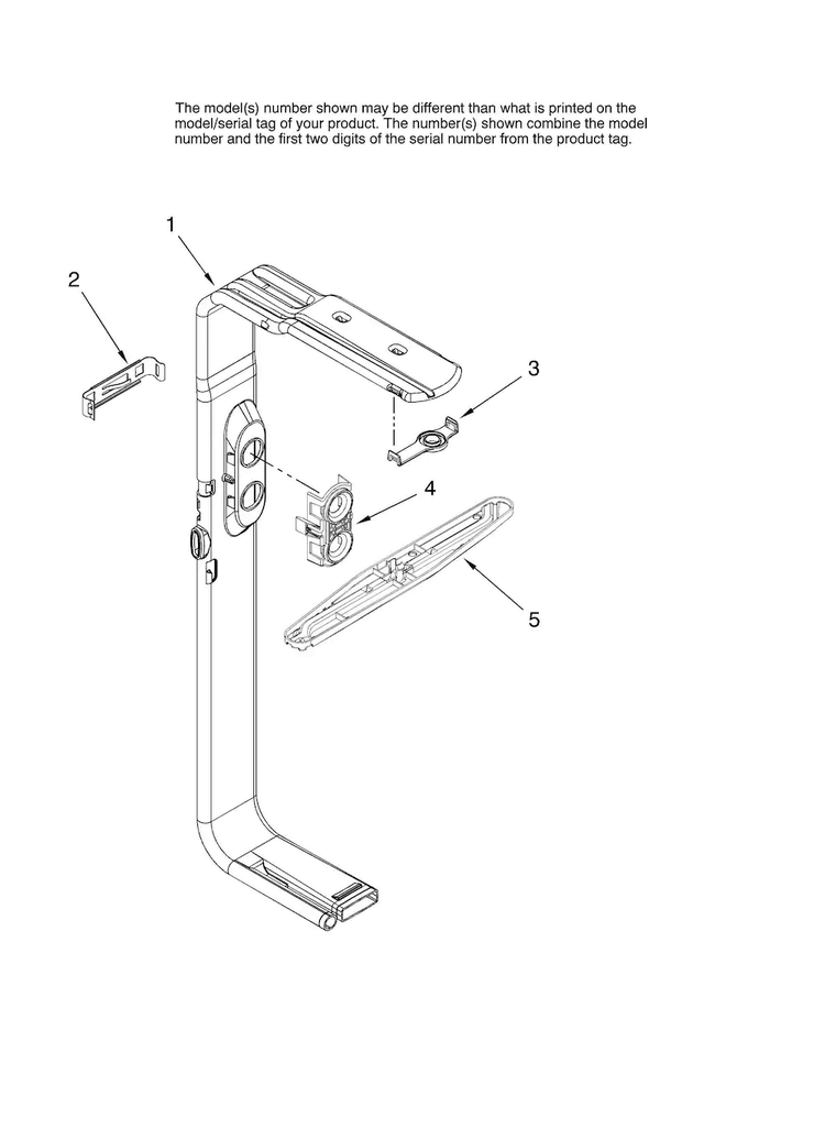Upper Wash And Rinse Parts, Optional Parts Diagram and Parts List for MDB6701AWQ10  Maytag Dishwasher