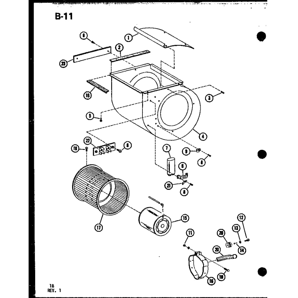 Diagram 3 Diagram and Parts List for BBC3610M-B P67346-6C Amana Air Conditioner