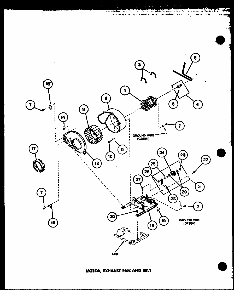 Section 2 Diagram and Parts List for LG3912W P1122703WW Amana Dryer
