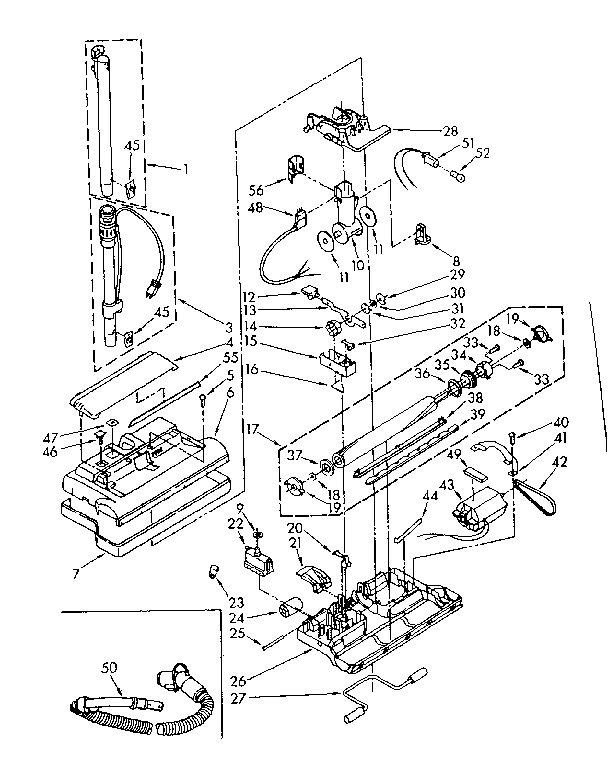 Power-mate Parts Diagram and Parts List for 1165418581  Kenmore Filters & Accessories