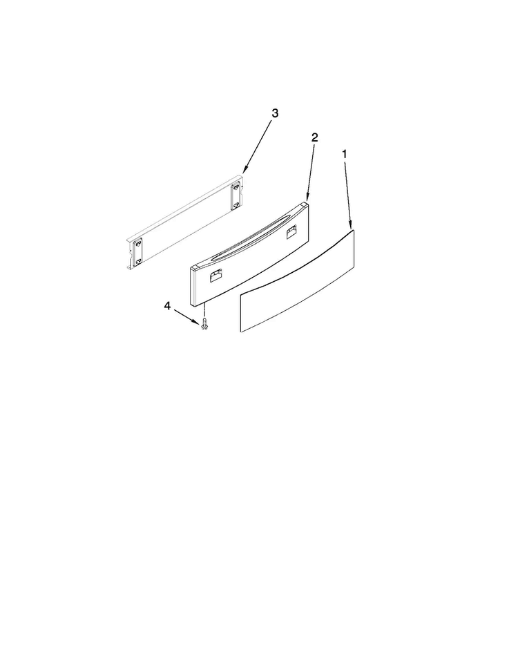 Drawer Parts Diagram and Parts List for JES9860CCS01  Jenn-Air Range