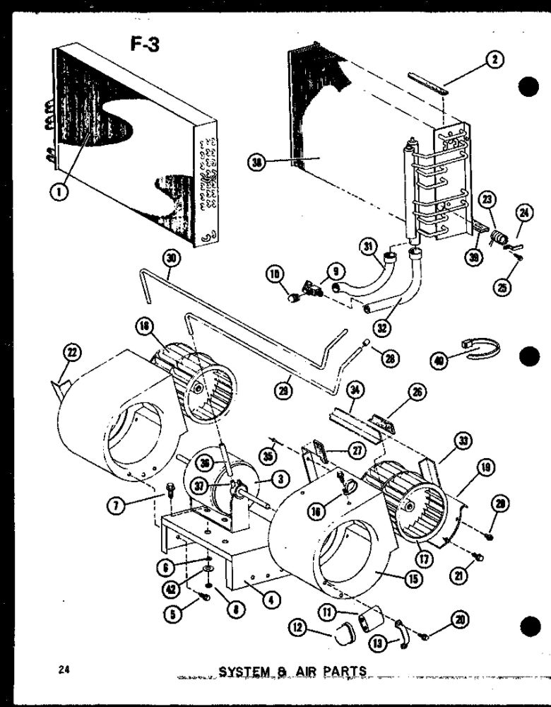 System And Air Parts 4 Diagram and Parts List for EPCG2408-1C P67470-14C Amana Heater