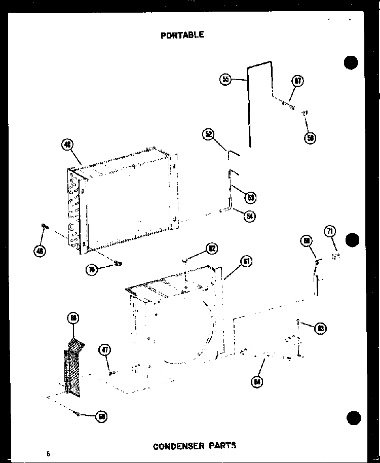 Condenser Parts Diagram and Parts List for 6-SPMW P54972-13R Amana Air Conditioner