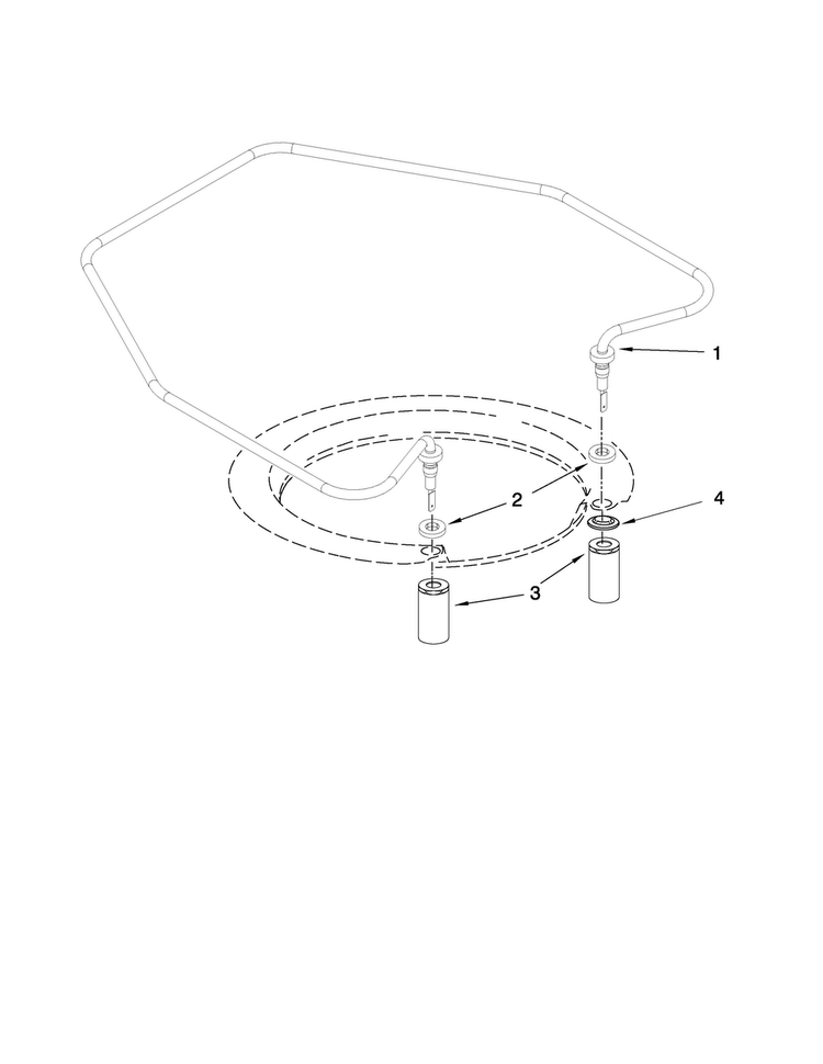 Heater Parts Diagram and Parts List for MDB8859AWW3  Maytag Dishwasher
