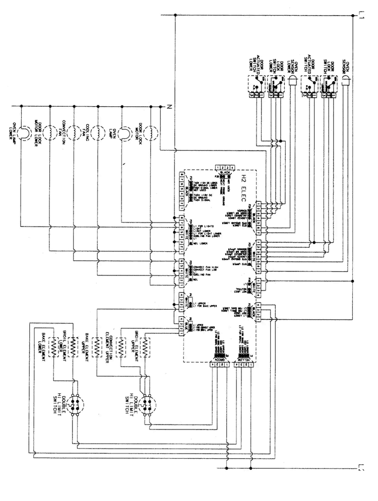 Wiring Information Diagram and Parts List for JJW8430DDB  Jenn-Air Wall Oven