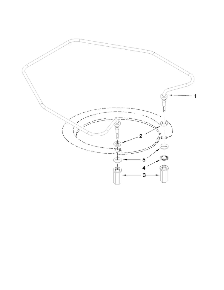 Heater Parts Diagram and Parts List for MDB7759AWS3  Maytag Dishwasher