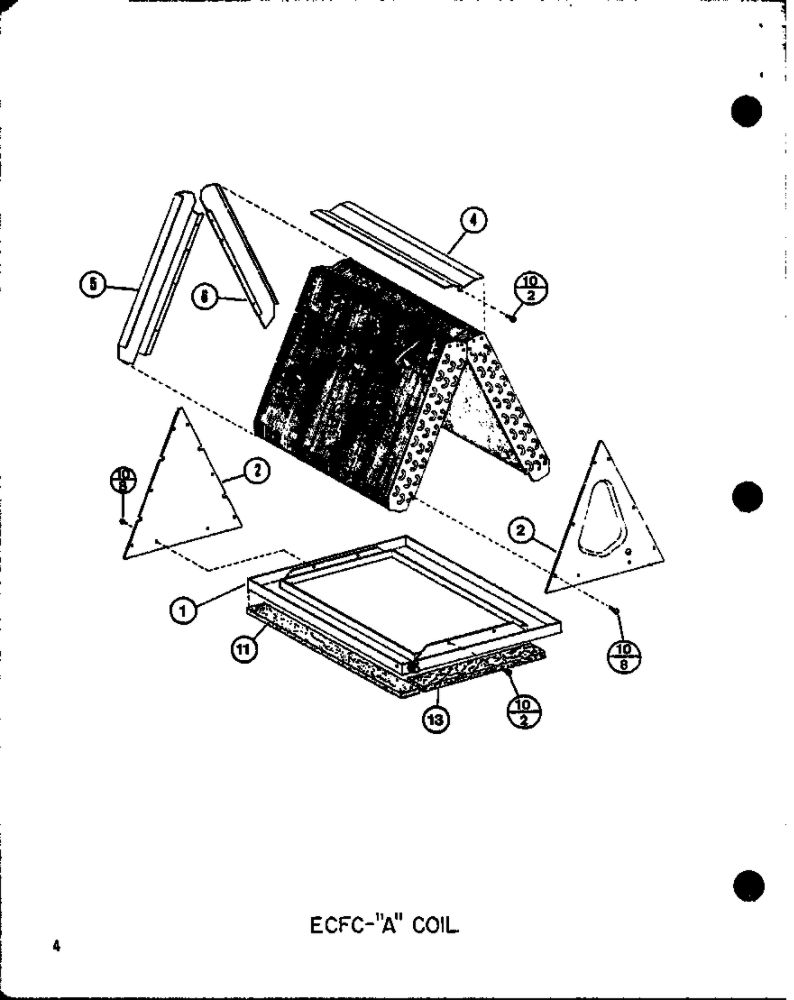 A Coil Diagram and Parts List for ACFC18AOV-A P69328-1C Amana Air Conditioner