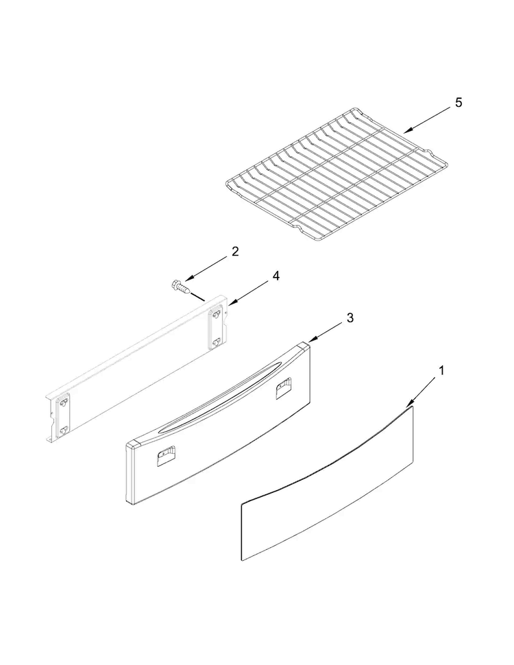 Drawer And Rack Parts Diagram and Parts List for JGS9900CDF00  Jenn-Air Range