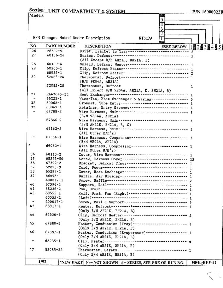 Unit Compartment And System Page 3 Diagram and Parts List for 17694  Maytag Refrigerator
