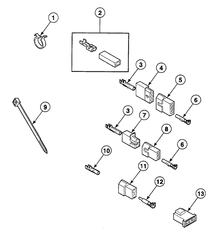 Terminals Diagram and Parts List for SSG119WF  Speed Queen Dryer