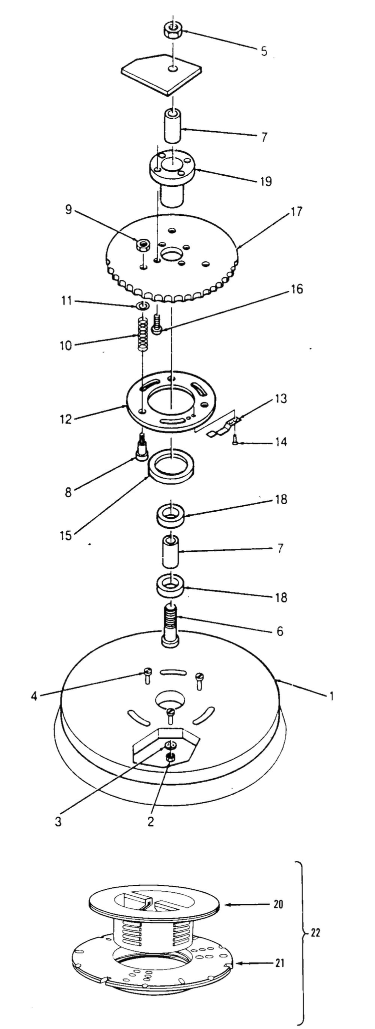 Brushassembly, Accessories Diagram and Parts List for C6075  Hoover Carpet Cleaner