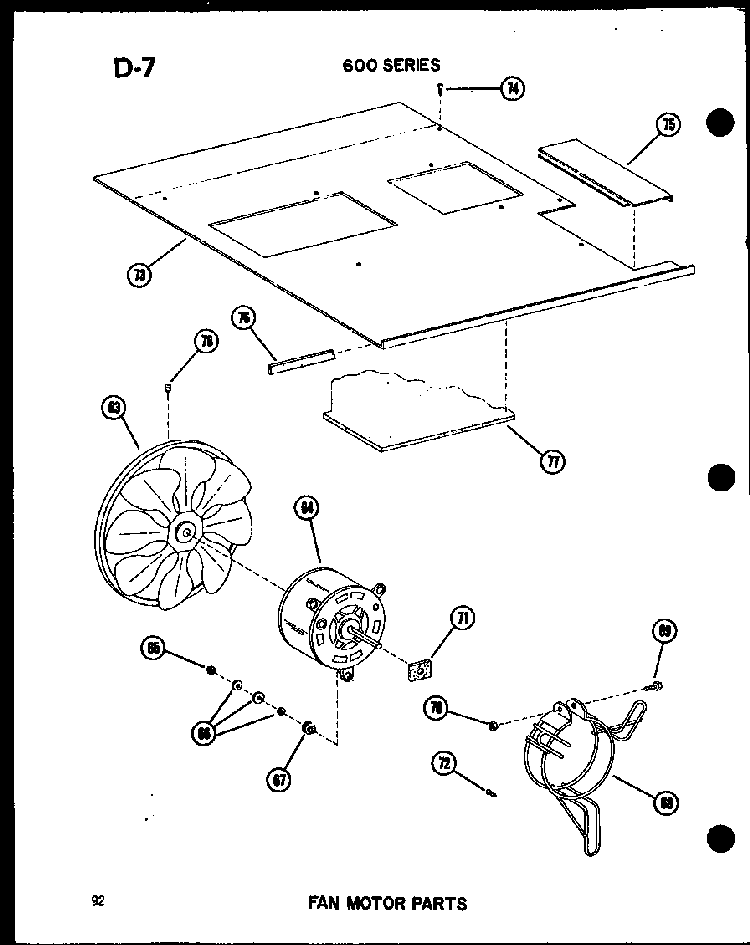 Section 21 Diagram and Parts List for 212-2JM P54655-65R Amana Air Conditioner