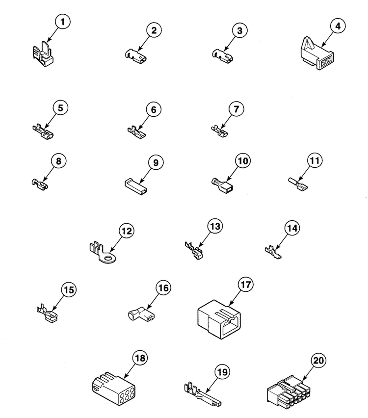 Terminal Blocks Diagram and Parts List for SSG809LF  Speed Queen Dryer