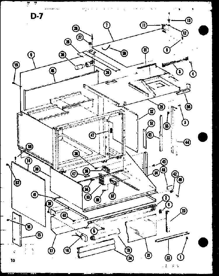Section 9 Diagram and Parts List for RCC-6-P85318-2S  Amana Microwave