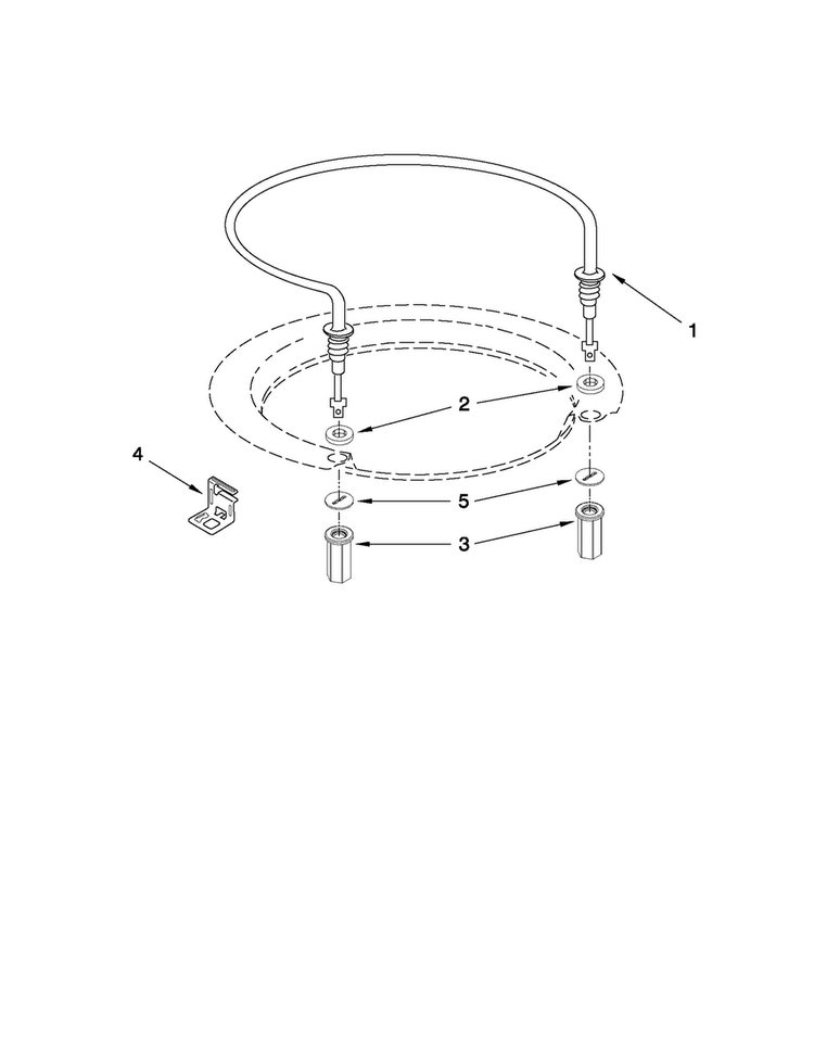 Heater Parts Diagram and Parts List for MDB6769AWQ3  Maytag Dishwasher