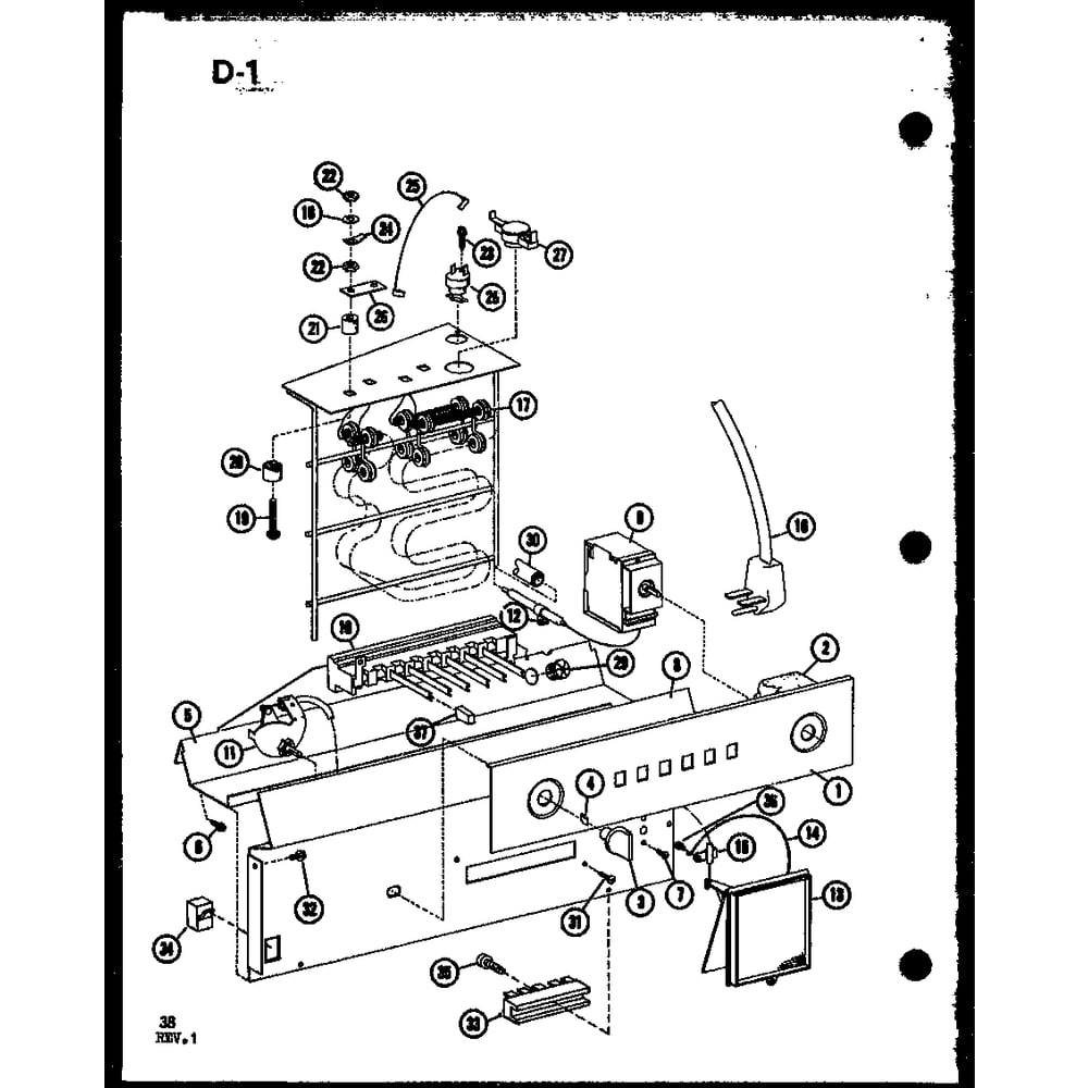 Diagram 24 Diagram and Parts List for 915-5E35S P76120-6R Amana Air Conditioner