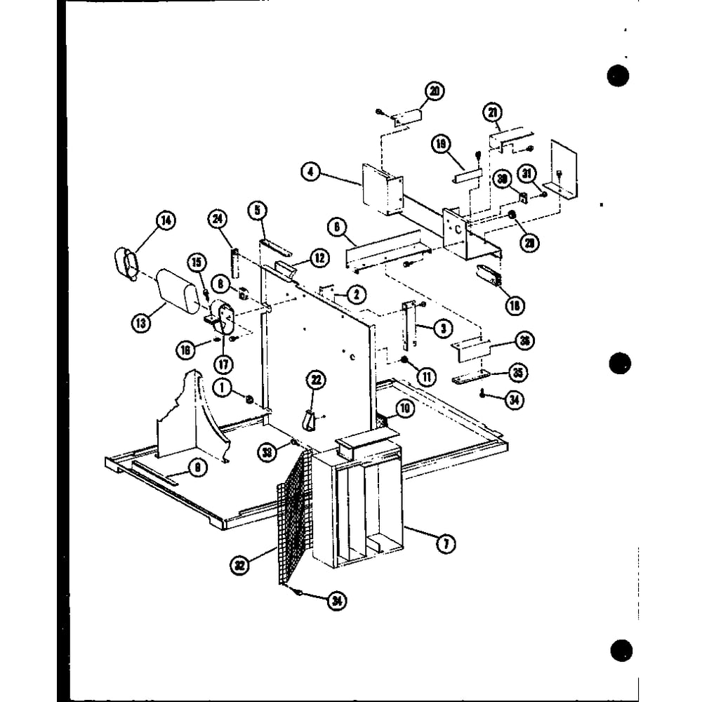 Diagram 1 Diagram and Parts List for D67472-1C P67472-1C Amana Furnace