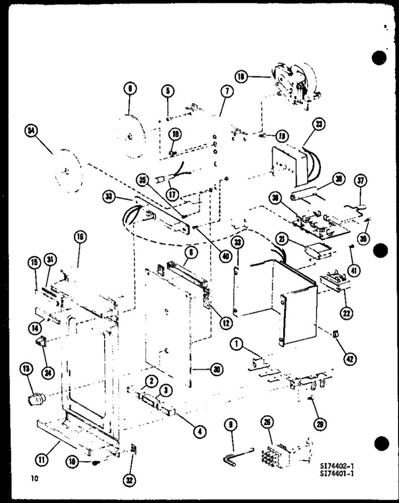 Timer Diagram and Parts List for RR-8B P74365-1M Amana Microwave