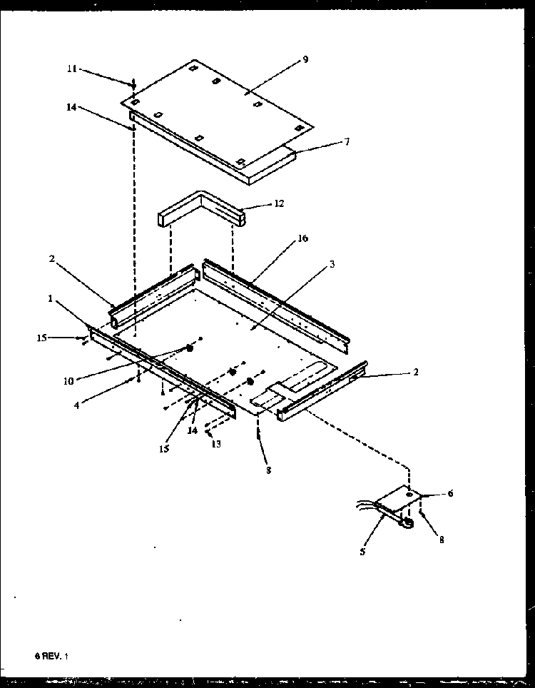 Section 2 Diagram and Parts List for AK2H30E1-P1131546NE  Amana Cooktop