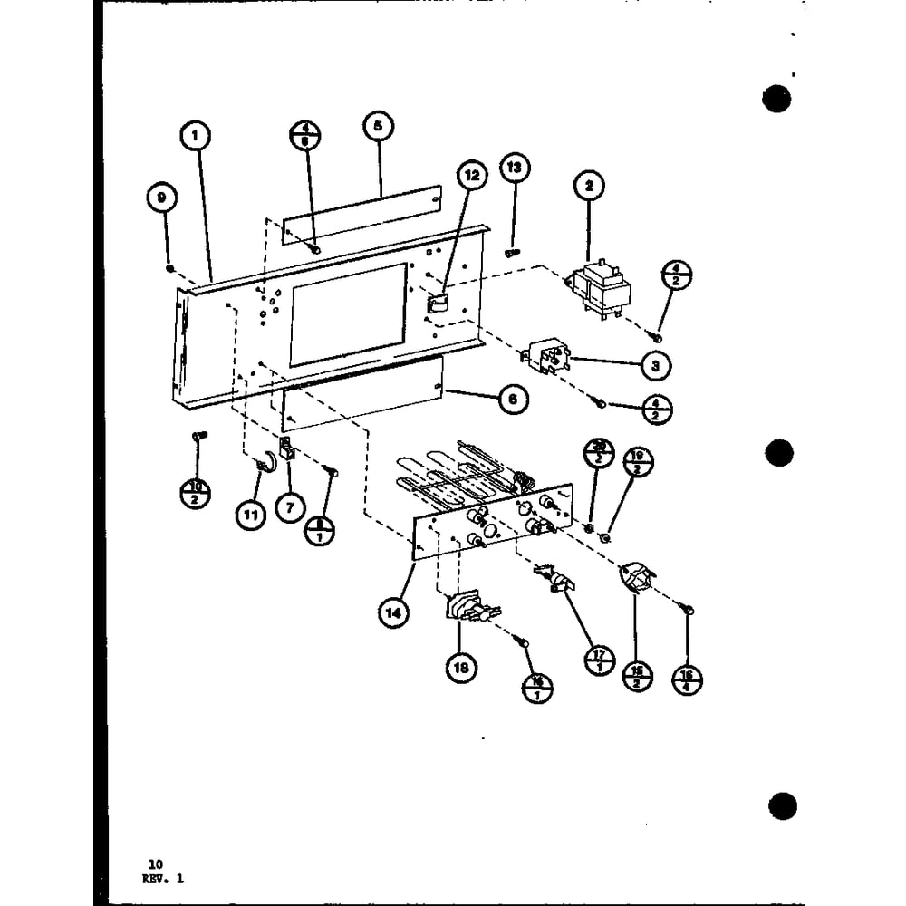 Diagram 7 Diagram and Parts List for AHK-1 P6964501 Amana Air Conditioner