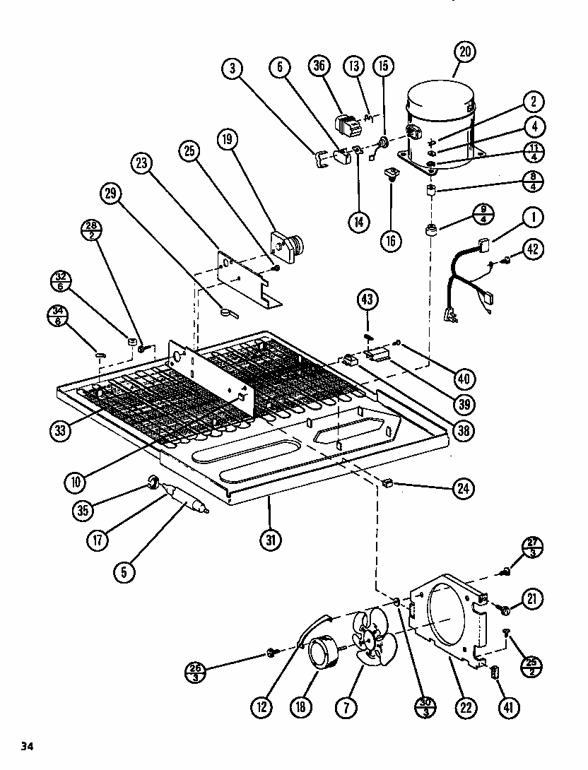 Condenser (tl20n/p1106213w) (tl20n/p1106214w) (tli20n/p1106222w) (tli20n/p1106223w) Diagram and Parts List for TL18N-P1106211W  Amana Refrigerator