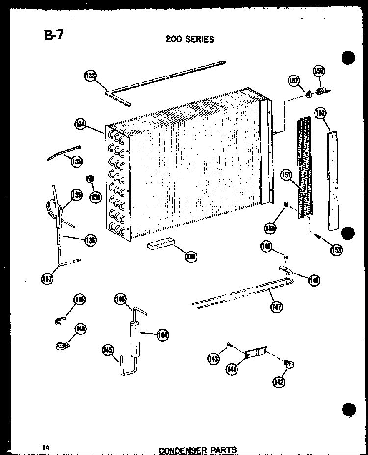 Condenser Parts Diagram and Parts List for ES216D-3MR P55417-43R Amana Air Conditioner